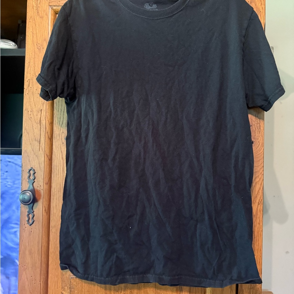 Fruit of the Loom Black Short Sleeve Tee